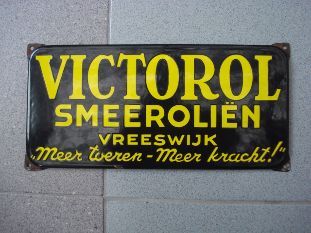 emaille bord victoroil